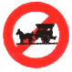 Horse cart Prohibited