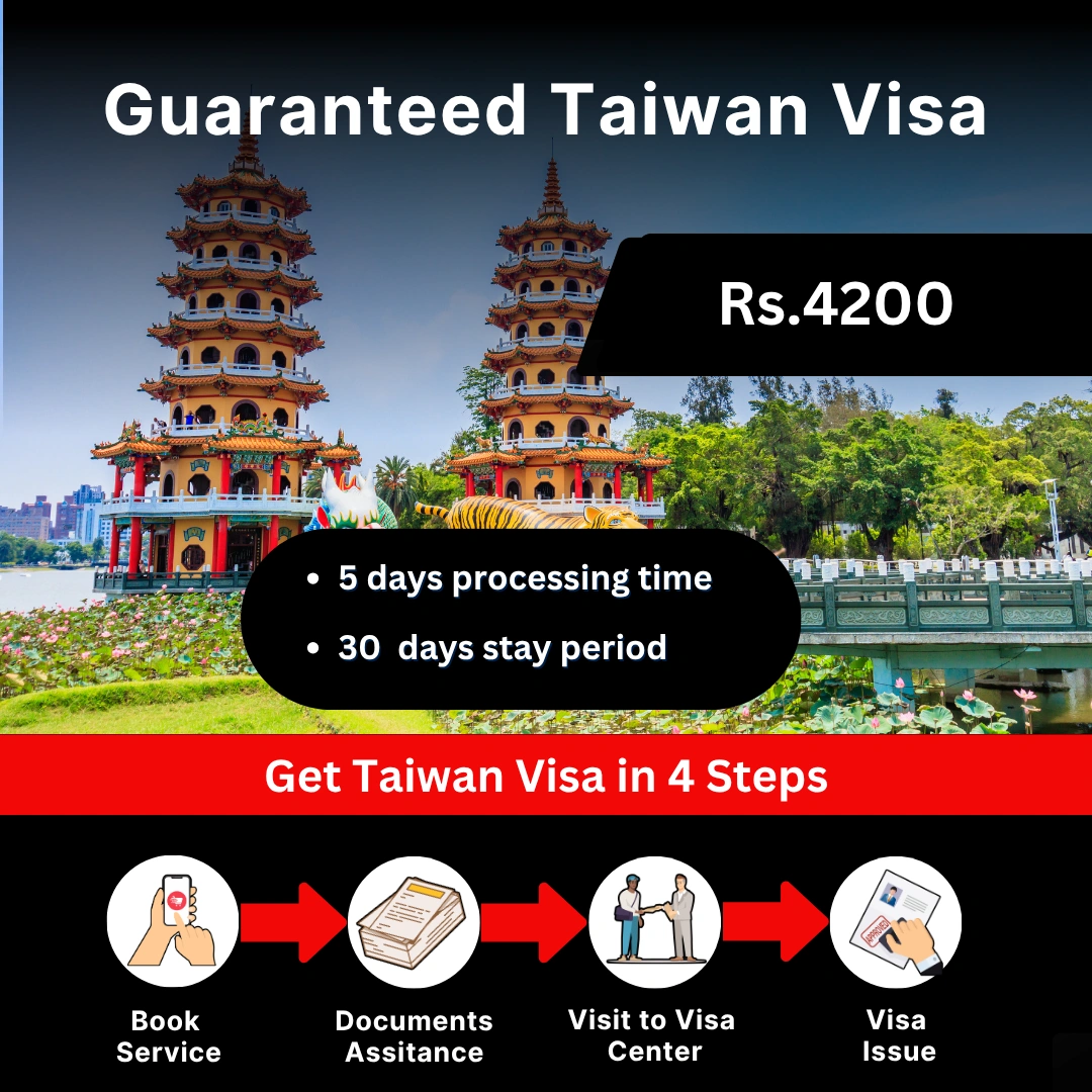 Taiwan visa for Indian-itzeazy
