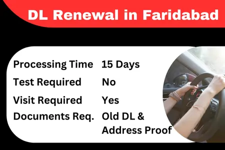 Driving Licence Renewal in Faridabad